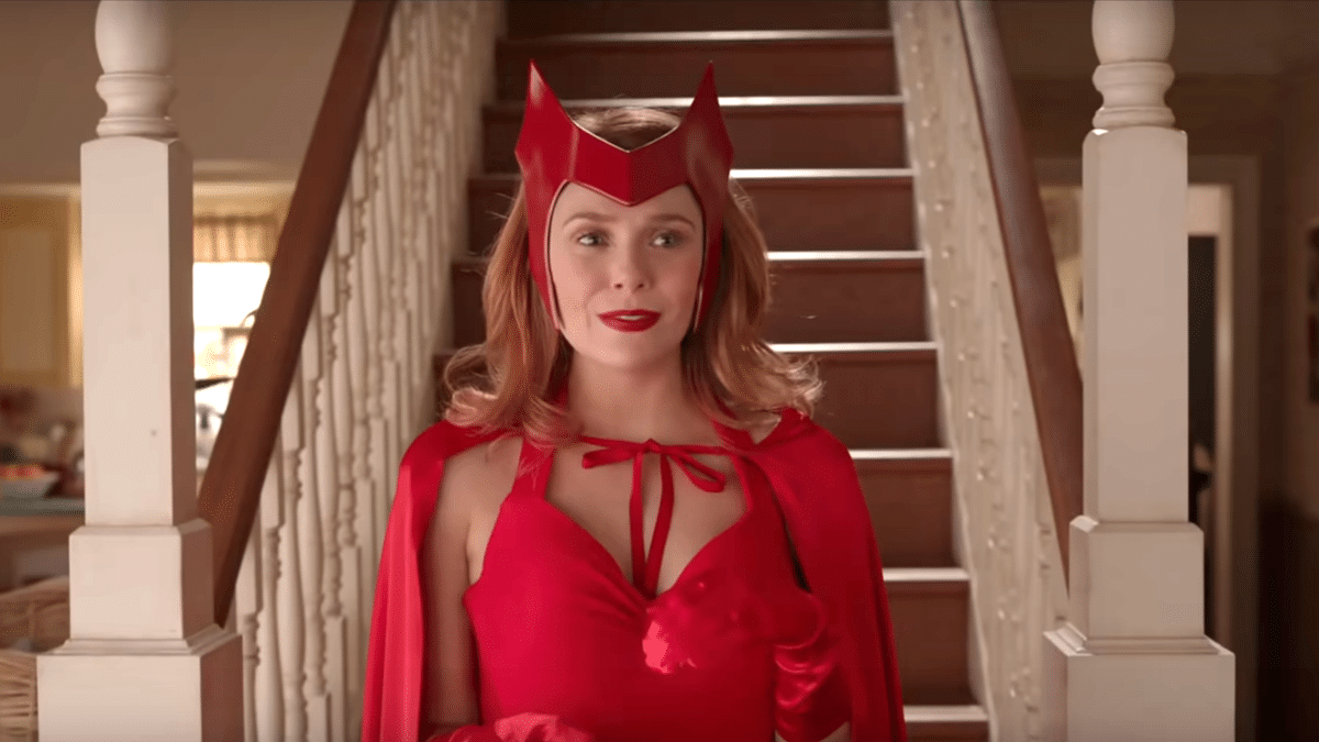 Elizabeth Olsen as Scarlet Witch.