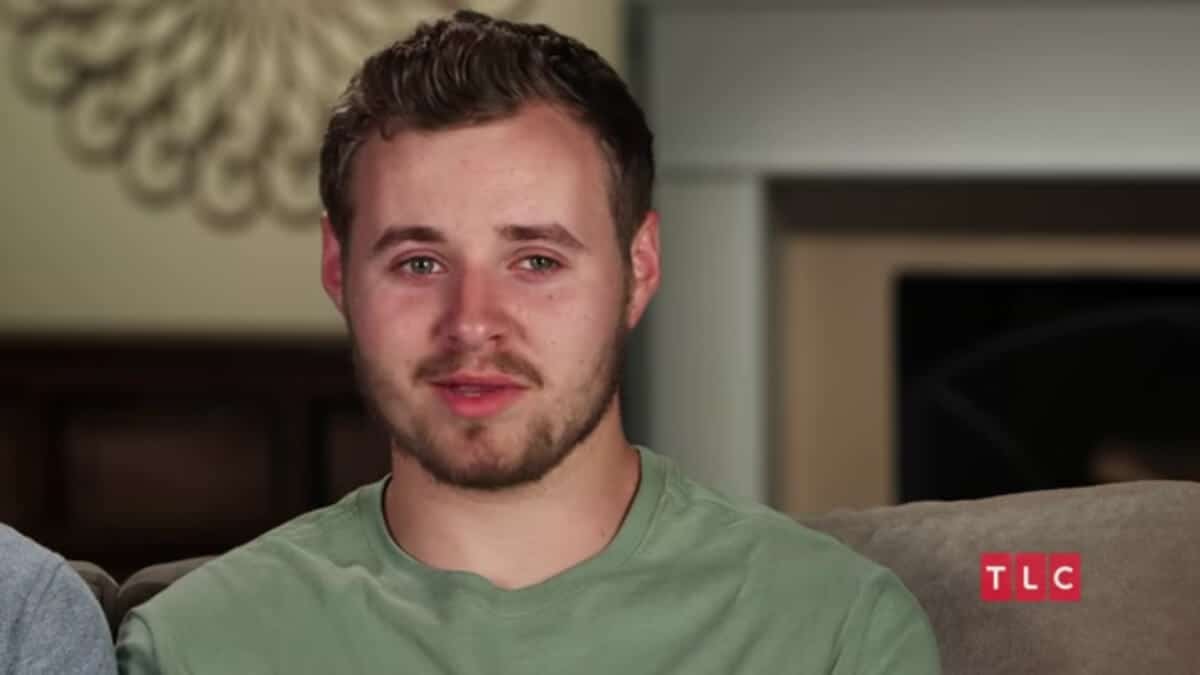 Jedidiah Duggar in a Counting On confessional.
