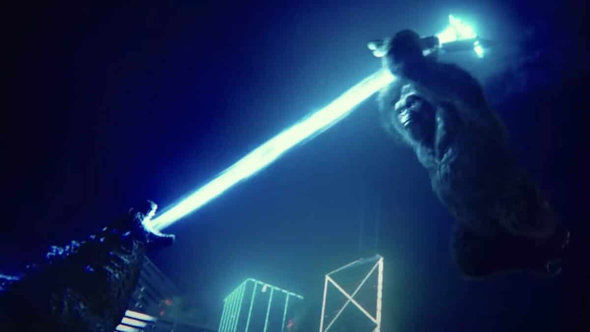 Kong attacking Godzilla in the new film.