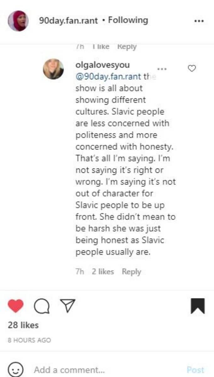 Fan comments from Instagram