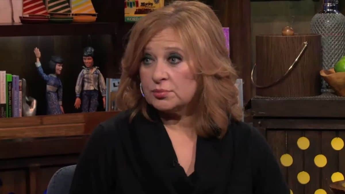 Caroline Manzo during an episode of WWHL