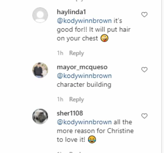 Kody and Christine Brown of Sister Wives on Instagram