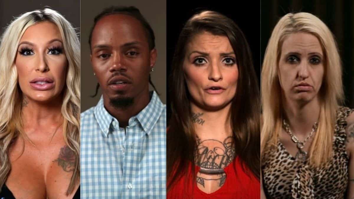 Lacey, Mike, Destinie, and Tracie from Love After Lockup