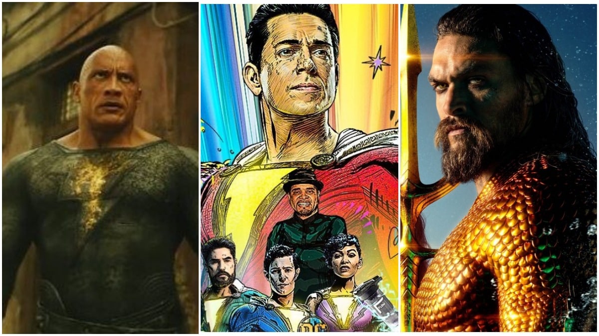 Black Adam, Shazam, and Aquaman are coming soon as DC movies
