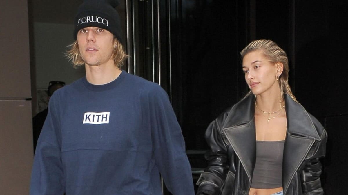 Justin and Hailey Bieber snapped unawares by a photographer