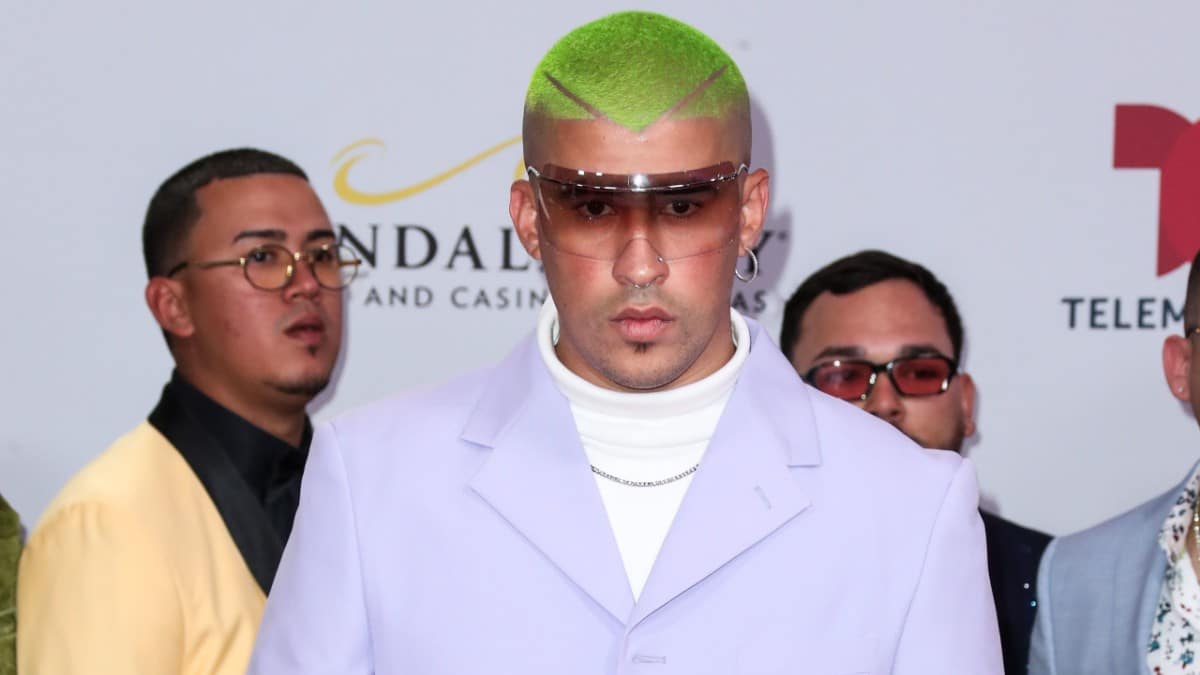 Bad Bunny on the red carpet