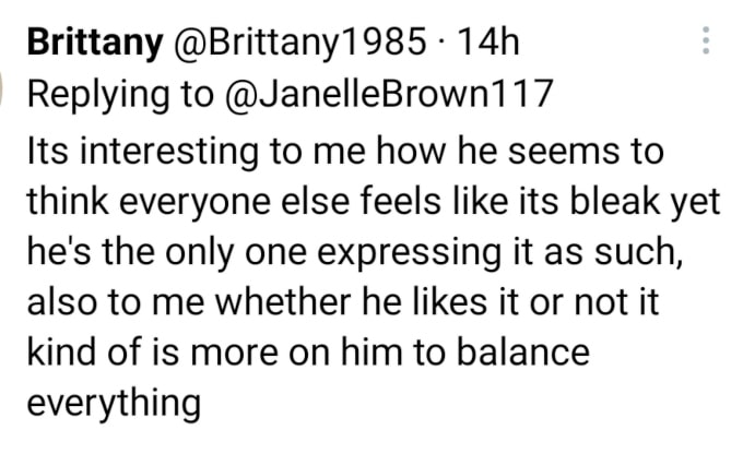 Janelle Brown of Sister Wives on Twitter