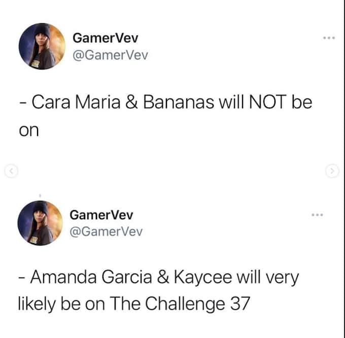 the challenge season 37 rumors for cast via IG post