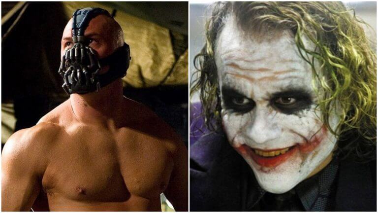 Bane and Joker as Batman villains