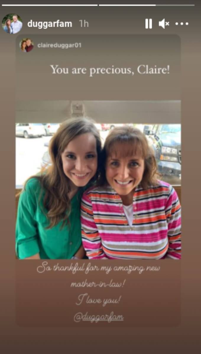 Claire Spivey's post for Michelle Duggar 