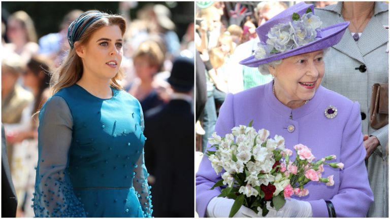 Princess Beatrice and Queen Elizabeth at royal events