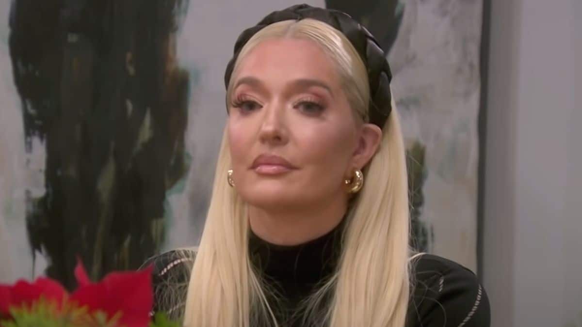 Erika Jayne in an emotional conversation about what she knew of Tom's business affairs during Season 11's teaser