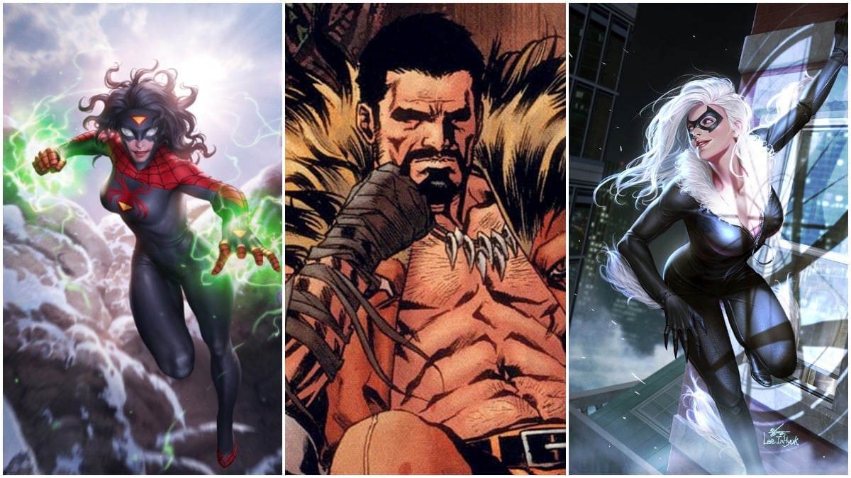 Spider-Woman, Kraven the Hunter, and Black Cat