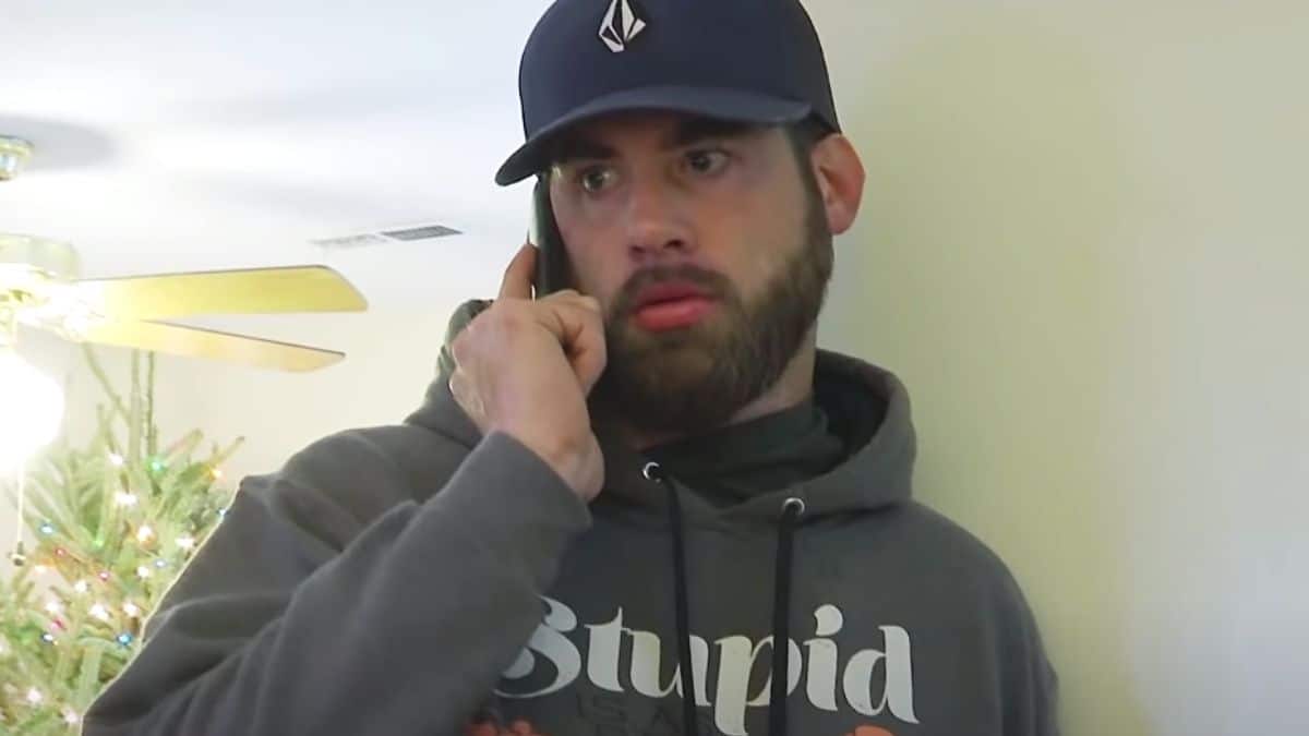 David Eason in the midst of a blowout fight with Jenelle during Season 8 of Teen Mom 2.