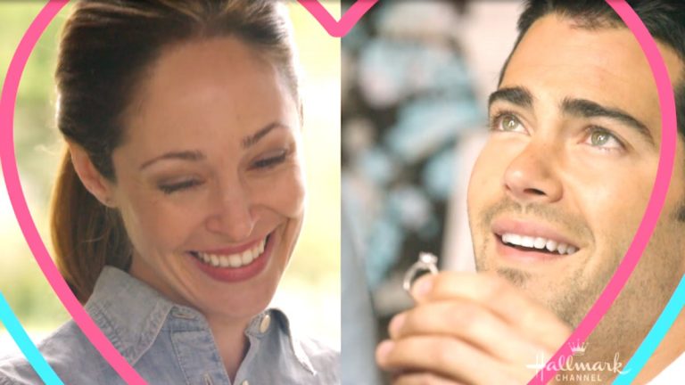 Jesse Metcalfe proposes to Autumn Reeser in the Hallmark Channel movie Country Wedding