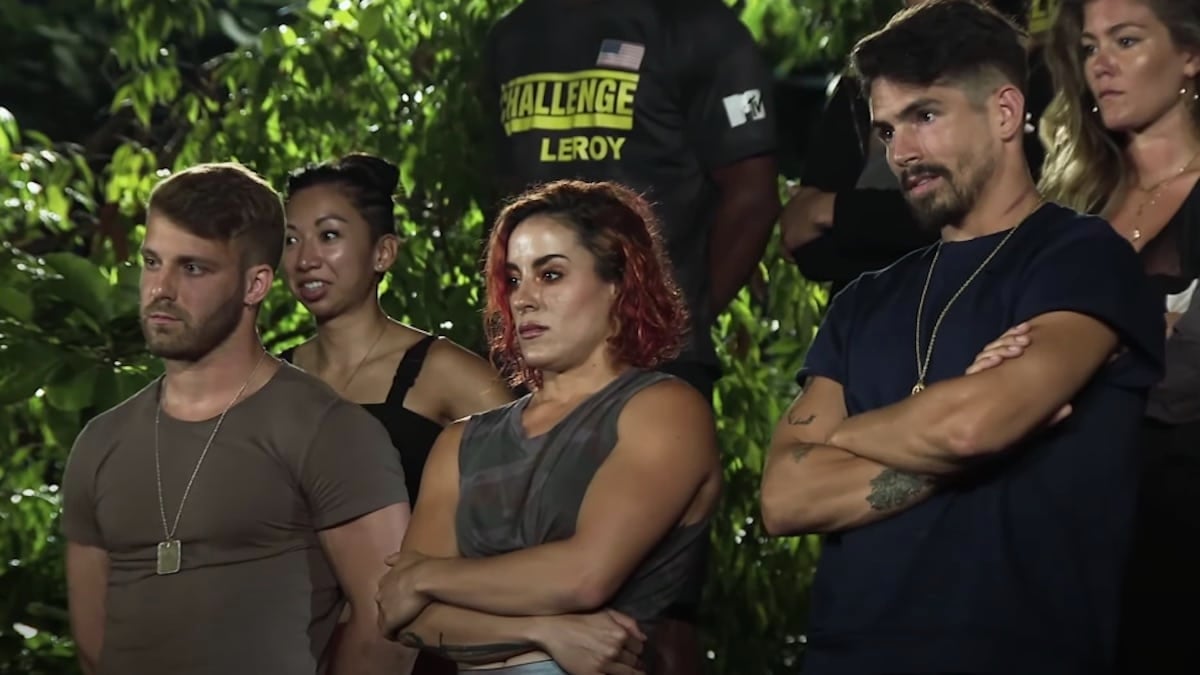 paulie cara maria and jordan during the challenge war of the worlds 2