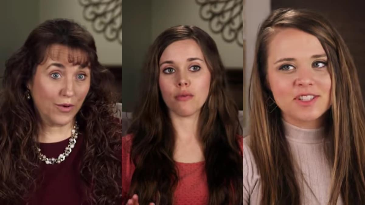 Michelle, Jessa, and Jinger Duggar in Counting On confessionals.