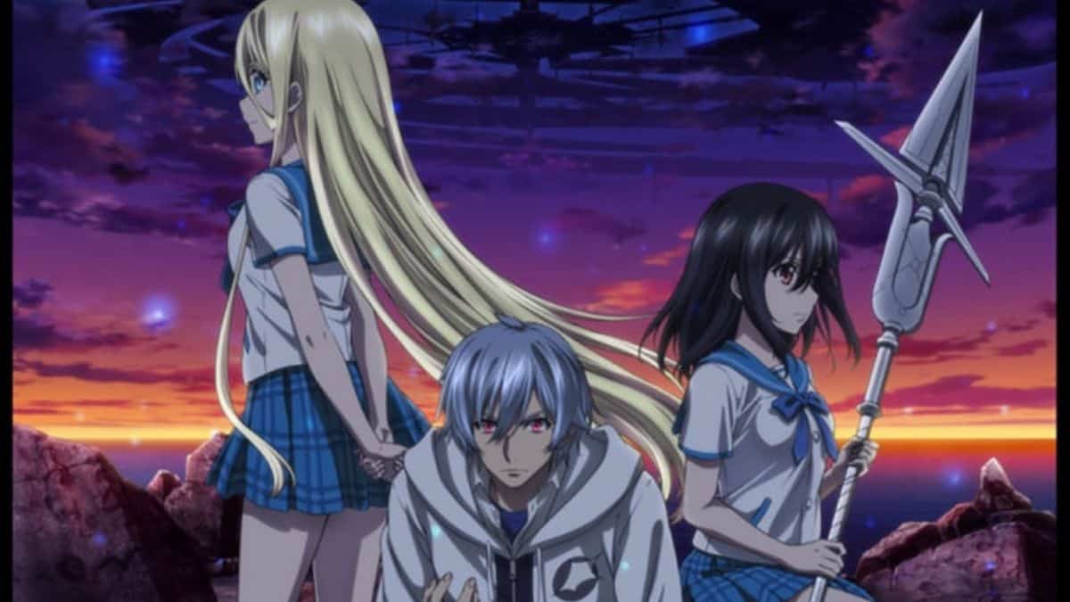 A key visual for the Strike The Blood Season 4 anime released in September 2020