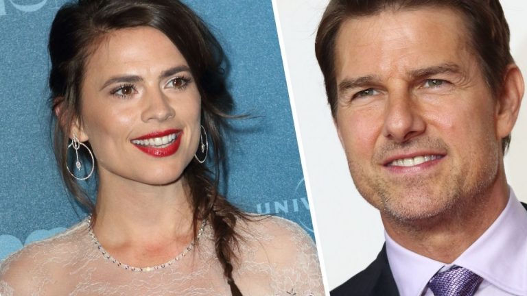 Image of Hayley Atwell and Tom Cruise