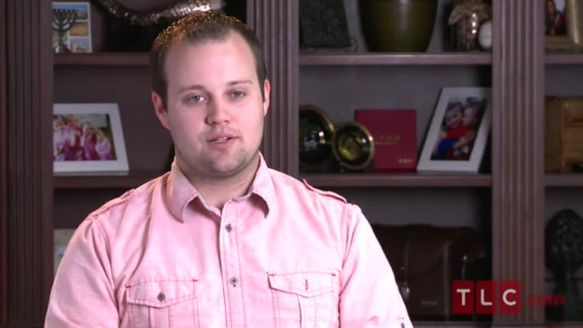 Josh Duggar in a confessional.