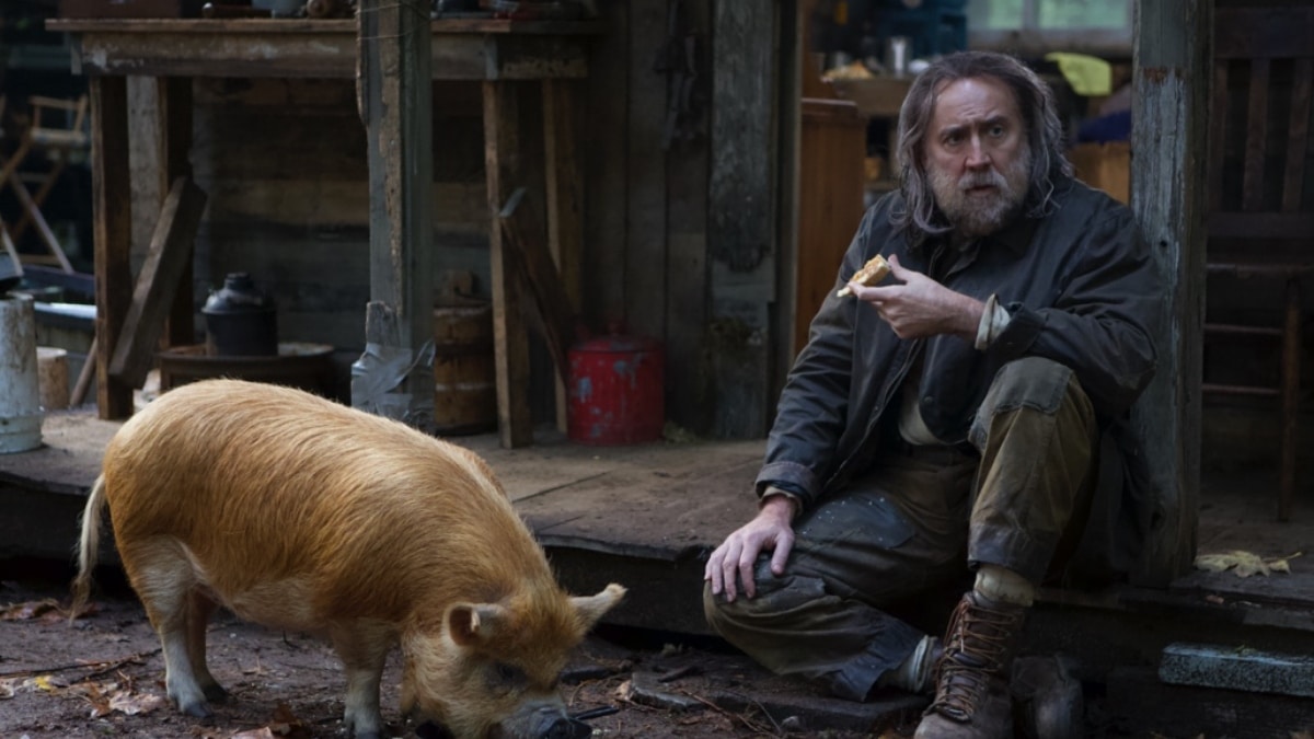 Nicolas Cage in the movie Pig.