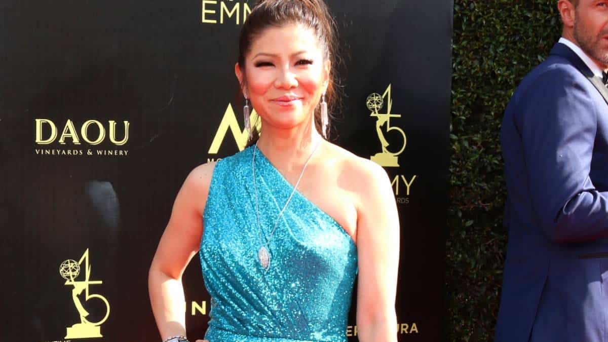 Julie Chen on the red carpet
