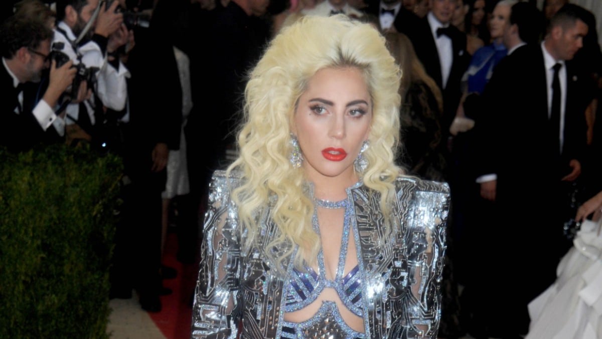 Lady Gaga on the red carpet