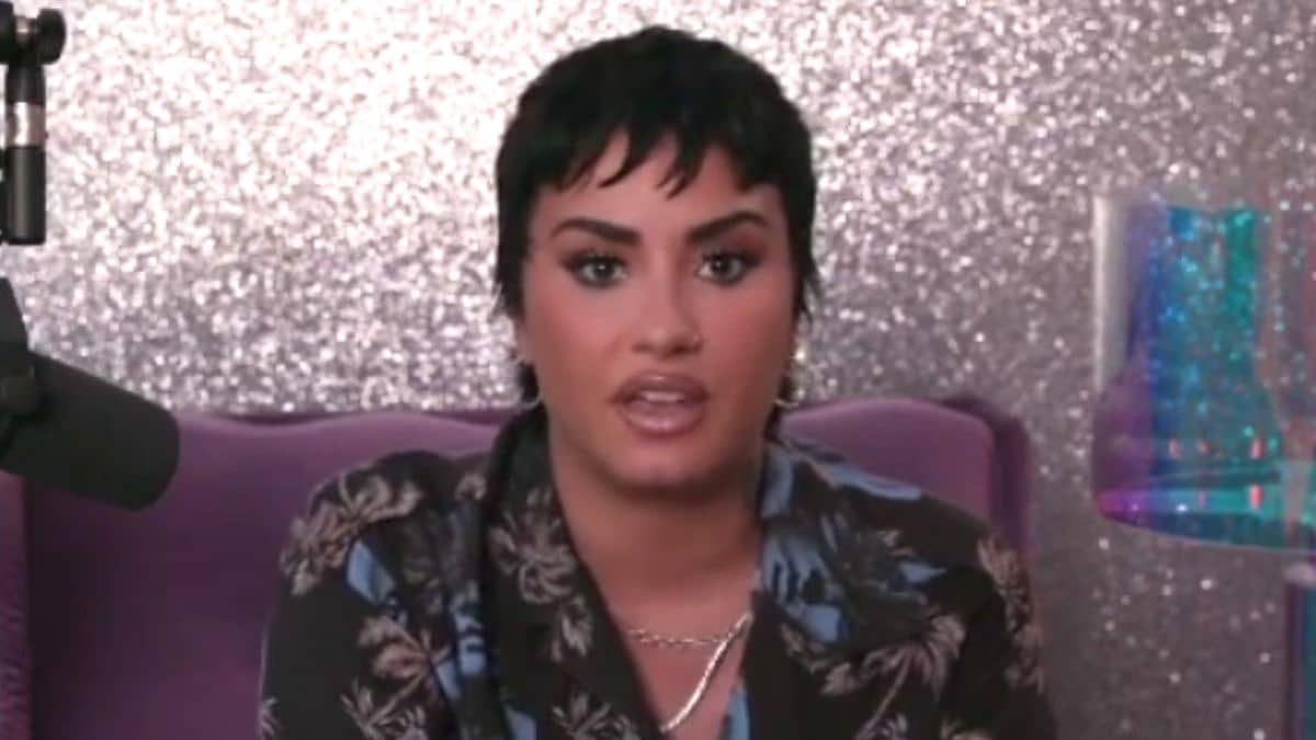 Screenshot of Demi Lovato from Instagram video