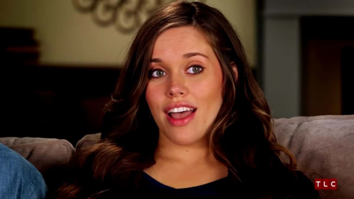 Jessa Duggar in a confessional.