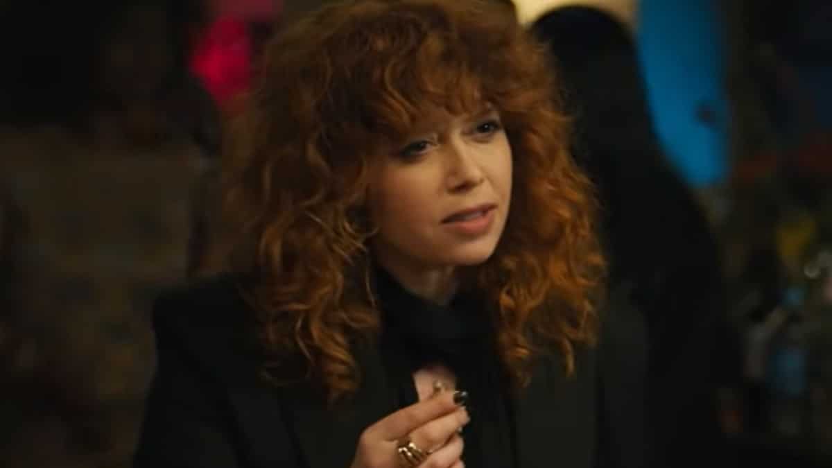 Natasha Lyonne on the set of Russian Doll