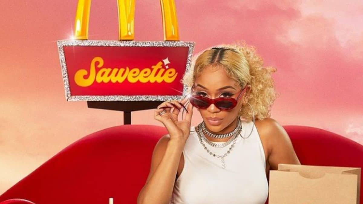 Image of Saweetie's McDonalds advertisement