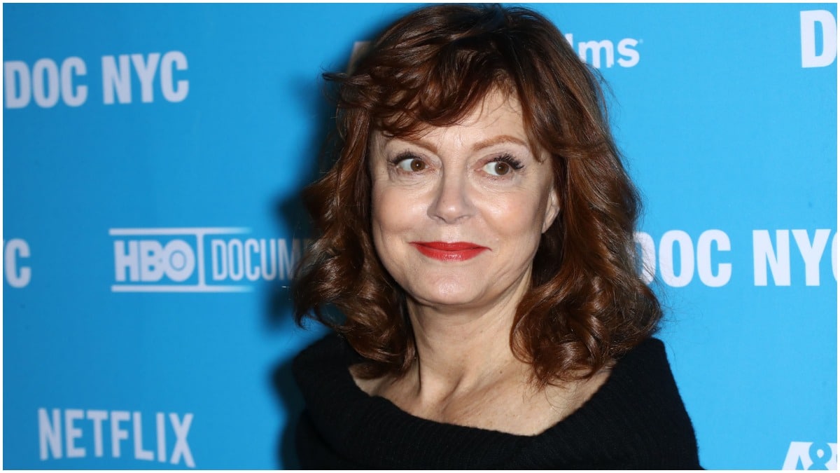 Susan Sarandon at the premiere of "Soufra" during the 2017 DOC NYC Festival held at the SVA Theatre