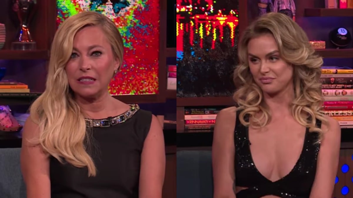 Sutton Stracke and Lala Kent on WWHL.