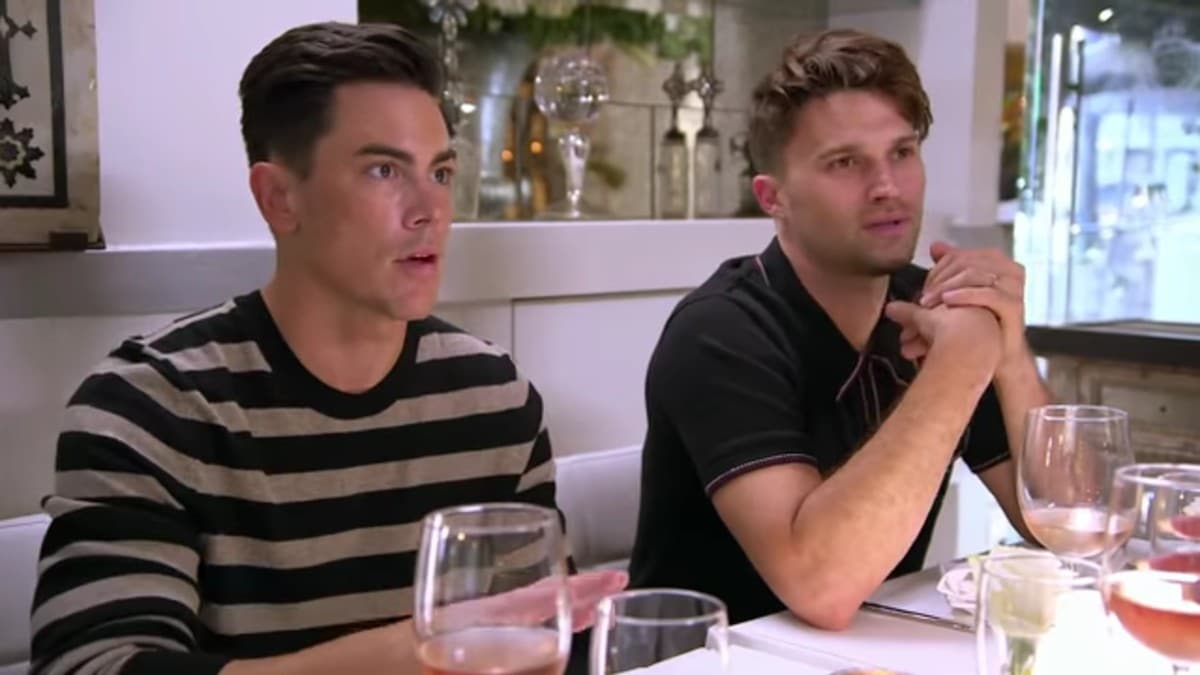 Tom Sandoval and Tom Schwartz on Vanderpump Rules.