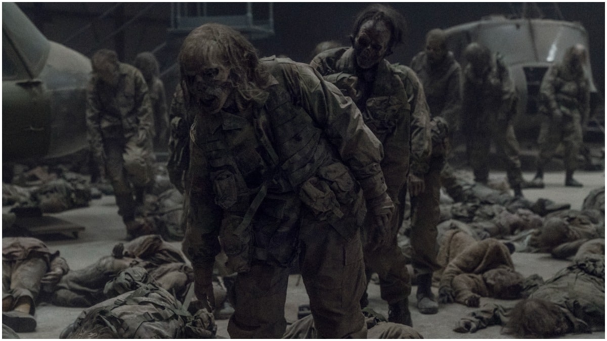 Walkers, as seen in Episode 1 of AMC's The Walking Dead Season 11