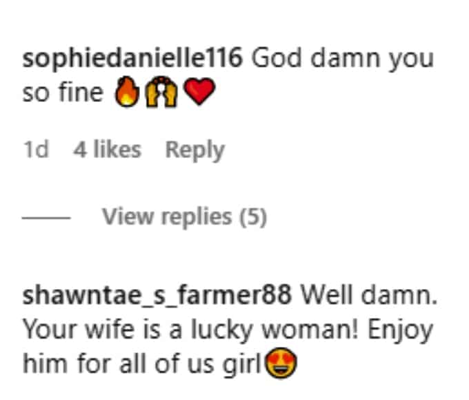 tyler baltierra received thirsty comments from female fans on instagram