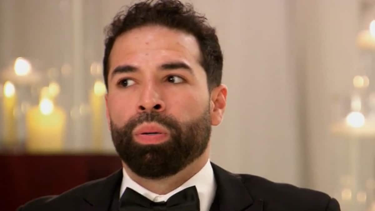 MAFS Jose San Miguel looks nervous waiting for his new bride