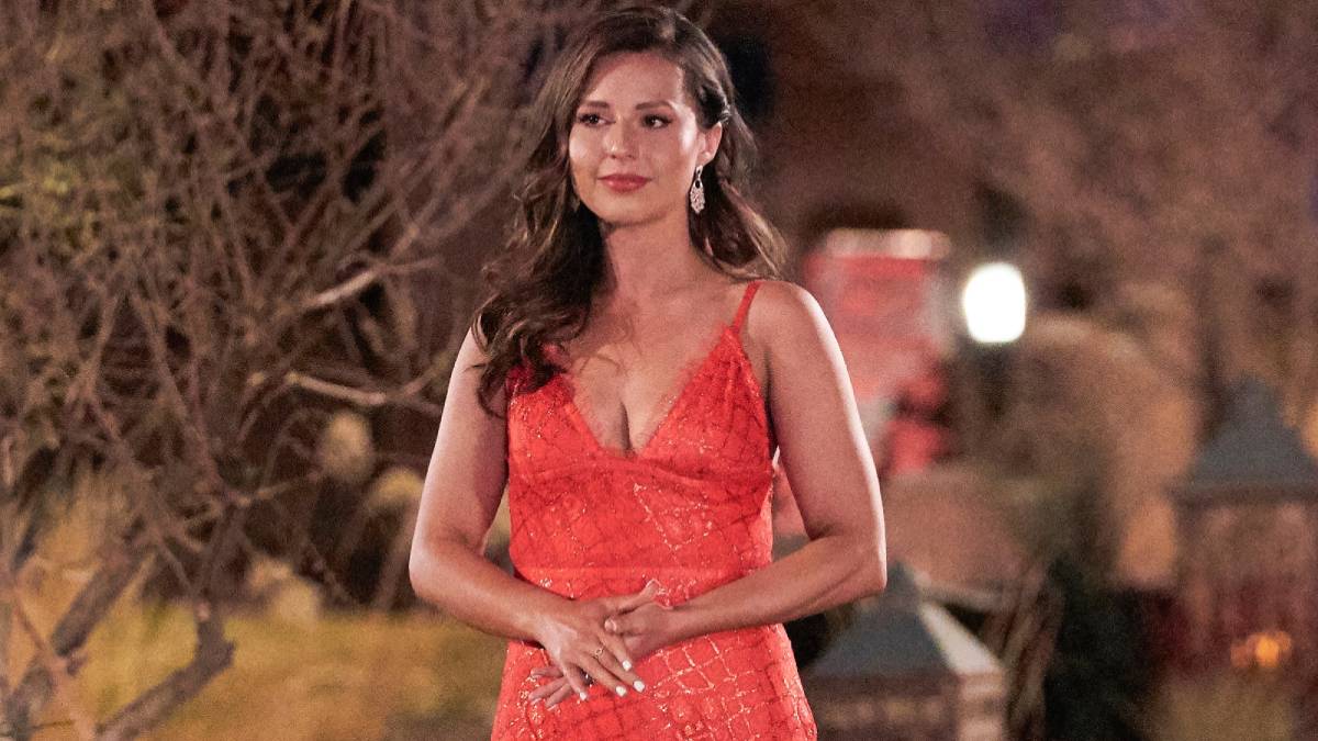 Katie Thurston films for The Bachelorette