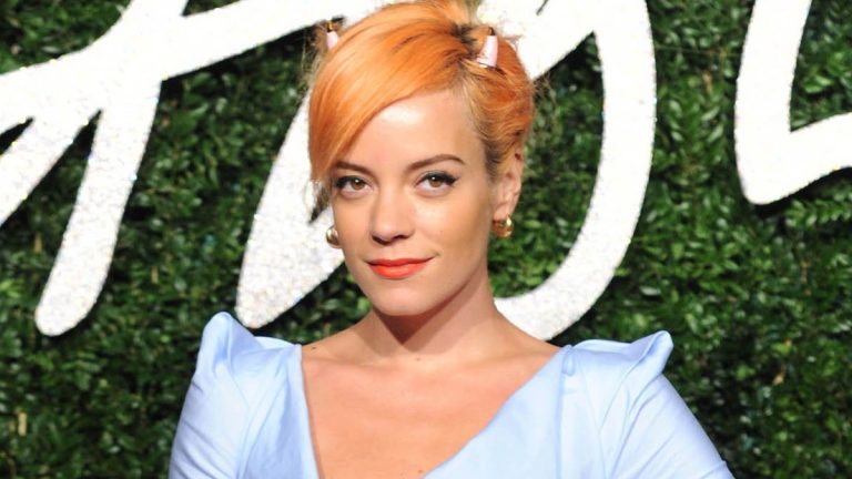 Lily Allen on the red carpet
