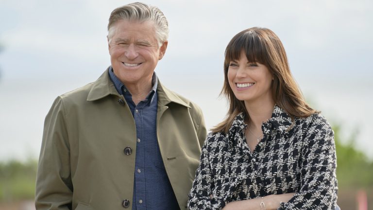 Treat Williams and Meghan Ory on the Hallmark series Chesapeake Shores.