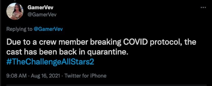 gamervev tweets about the challenge all stars 2 shutdown