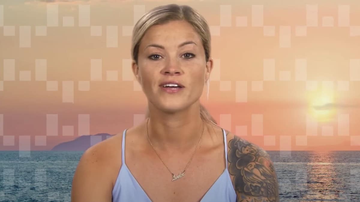 sarah rice during a confessional segment on the challenge rivals iii