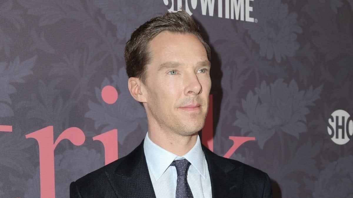 Red carpet image of Benedict Cumberbatch