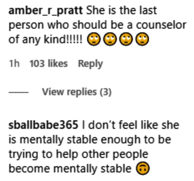teen mom og fans don't think amber portwood should pursue a career in mental health