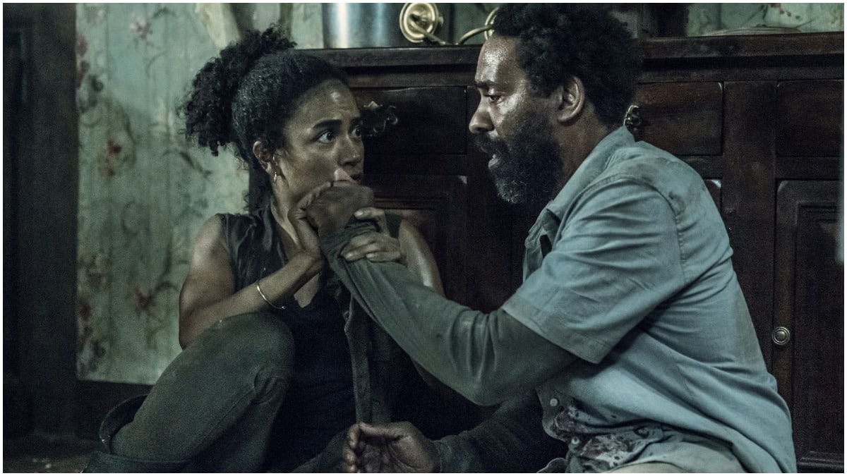 Lauren Ridloff as Connie and Kevin Carroll as Virgil, as seen in Episode 6 of AMC's The Walking Dead Season 11