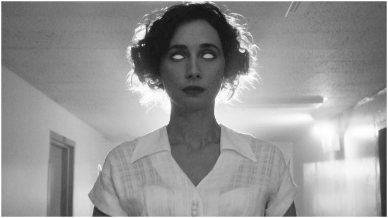 Rebecca Dayan stars as Maria Mycoff in Season 10 of American Horror Story: Double Feature. Pic credit: FX