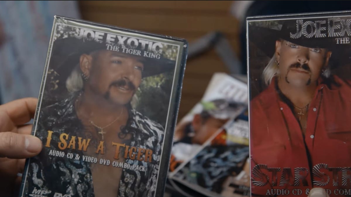 Images of Joe Exotic on Dvd covers