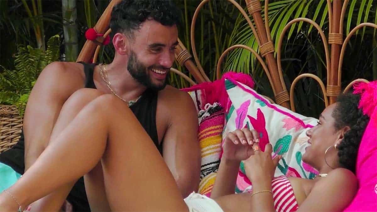 Brendan and Pieper quickly became public enemy number one on last night's Bachelor in Paradise. Pic credit: ABC