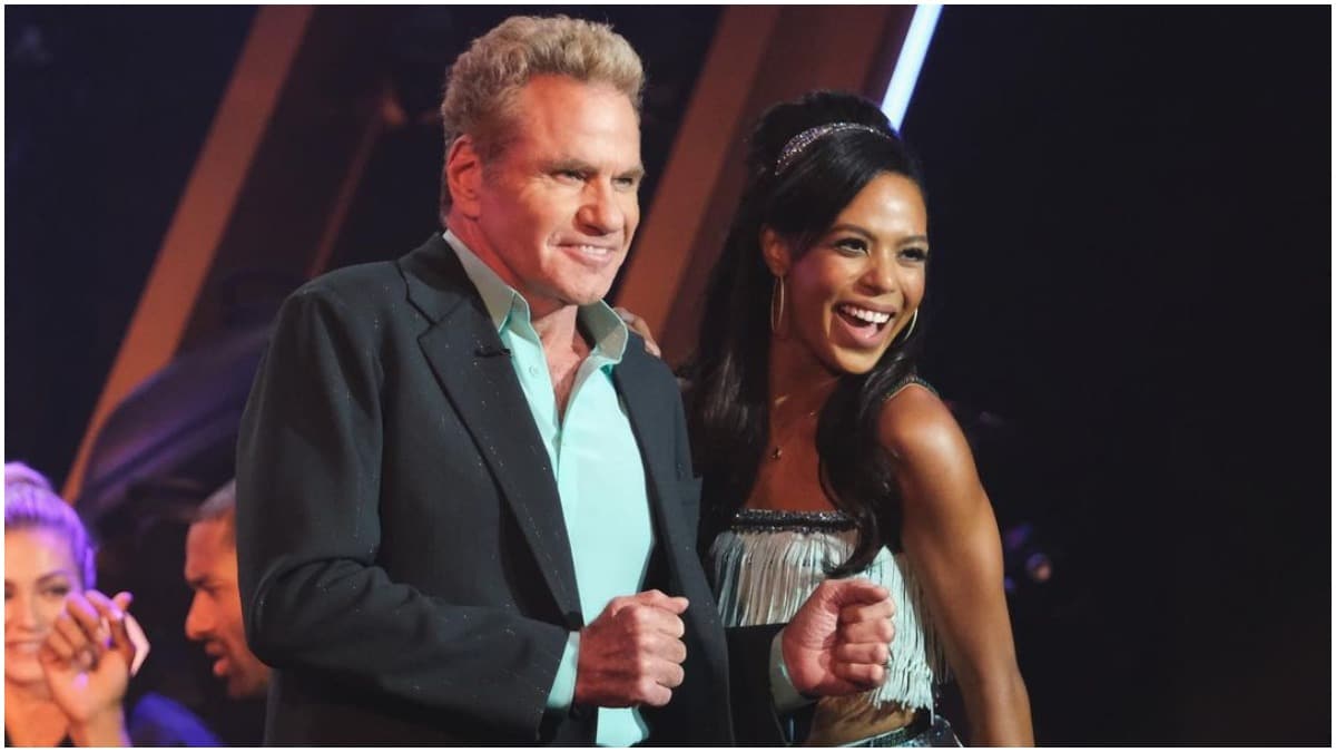 Martin Kove and Britt Stewart on Dancing With the Stars