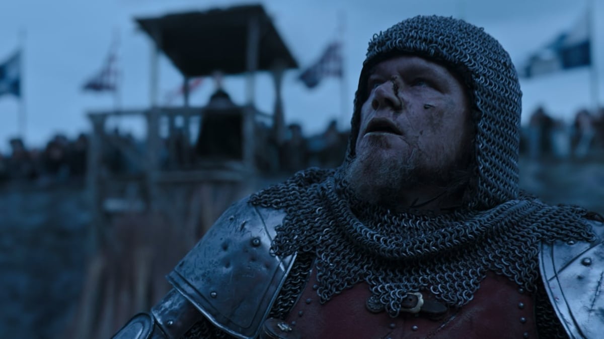 Matt Damon in The Last Duel.
